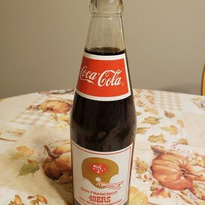 Coke Bottle from 1984 San Francisco 49ers Super Bowl XIX  Championship